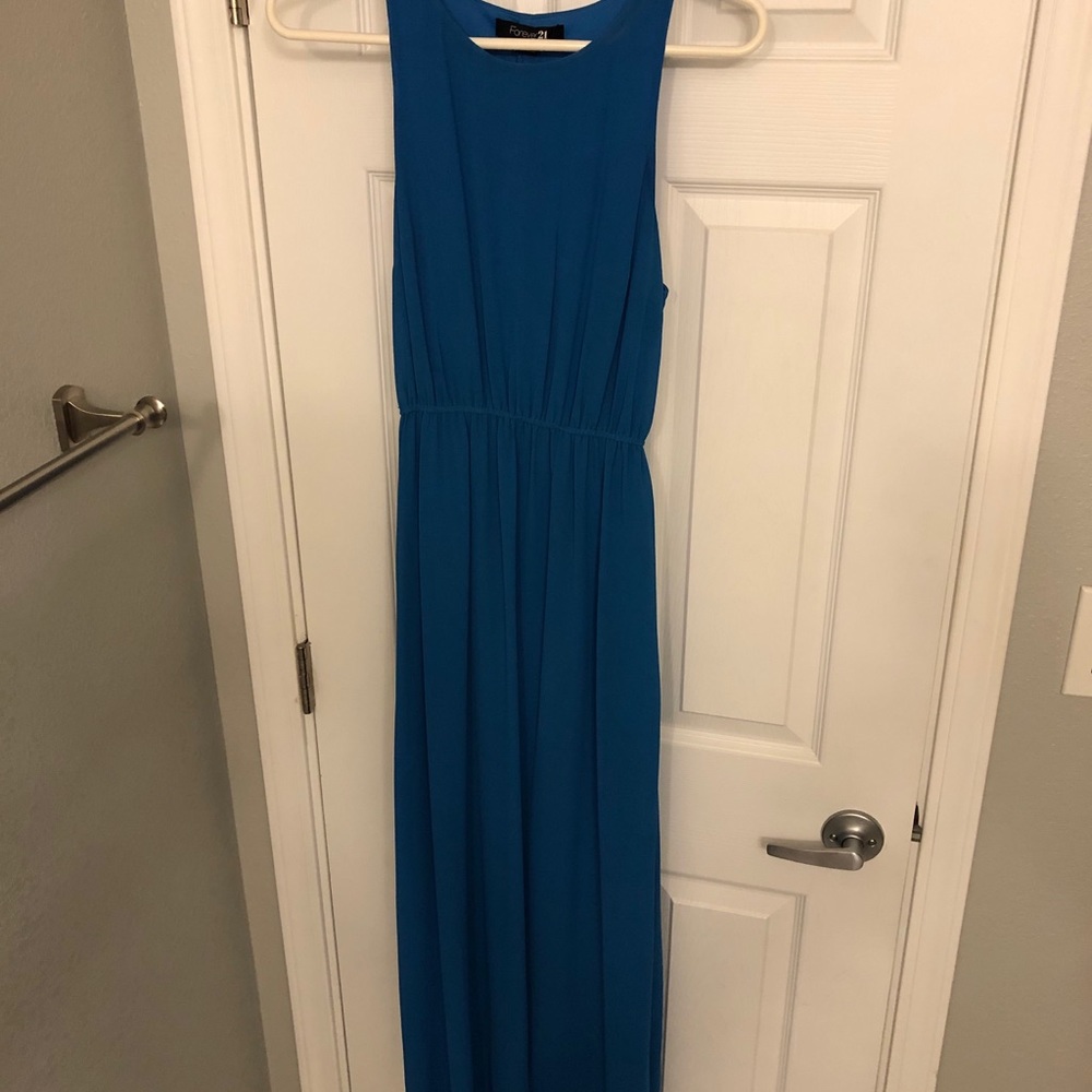 Forever21 blue maxi dress